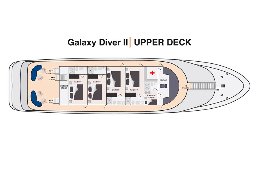 Galaxy Diver II — Deck Plan