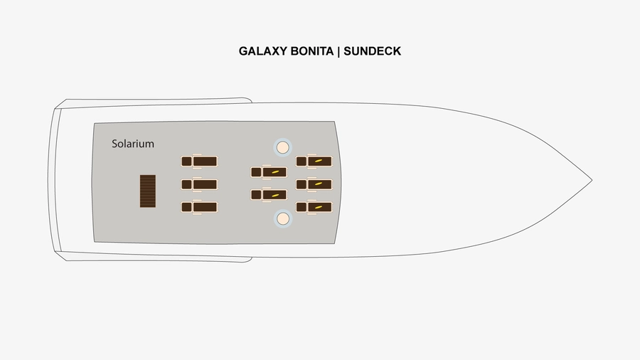 Bonita Yacht — Deck Plan